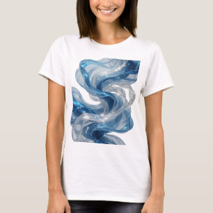 T-shirt Conception personnalisée Artistic Silver BLUE STAR