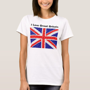 T-shirt Conception personnalisée de l'indicateur Union Jac