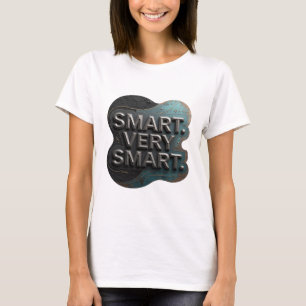 T-shirt Conception personnalisée Silver SMART VERY SMART