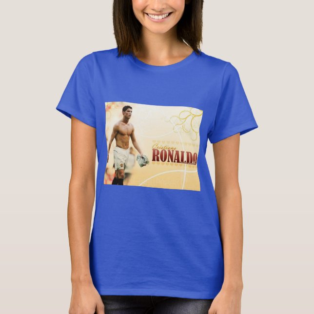 T-shirt Conception photo du joueur de football RONALDO (Devant)