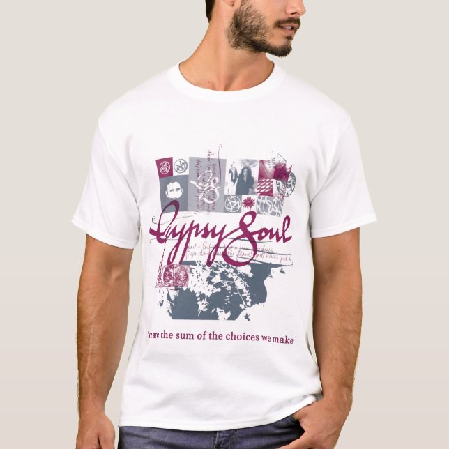 T-shirt Conception pourpre d'âme gitane (Devant)