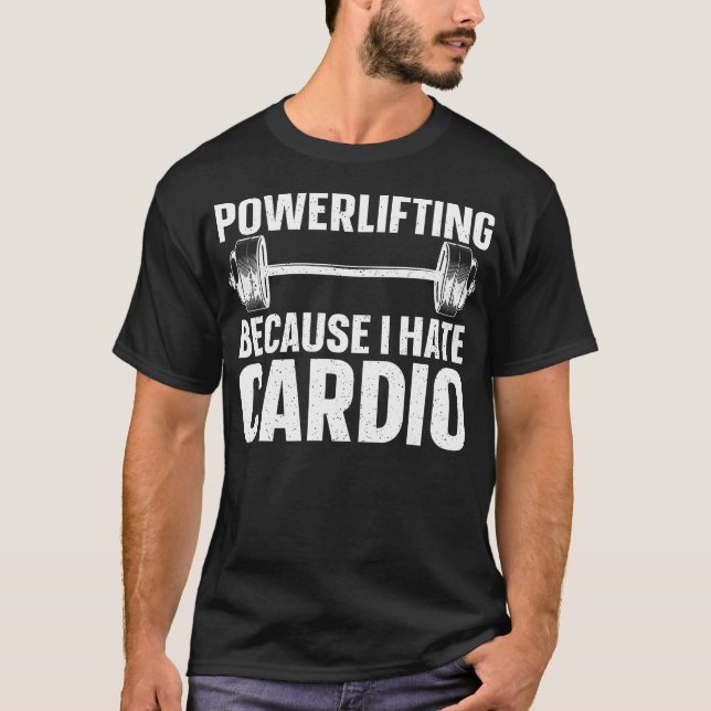T-shirt Conception Powerlifter Pour Hommes Femmes Powe Pow (Devant)