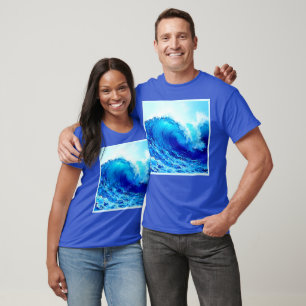 T-shirt Conception puissante des ondes océaniques