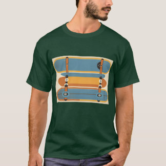 T-shirt Conception rétro de skateboardeur 80s 90s vintage