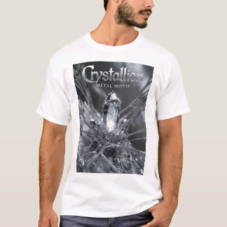 T-shirt conception rock argentée