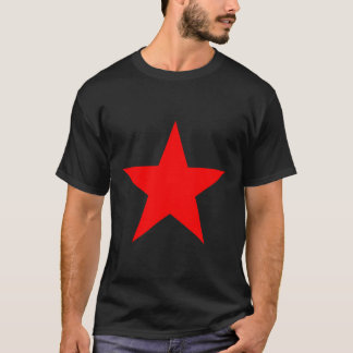 T-shirt Conception rouge d'étoile