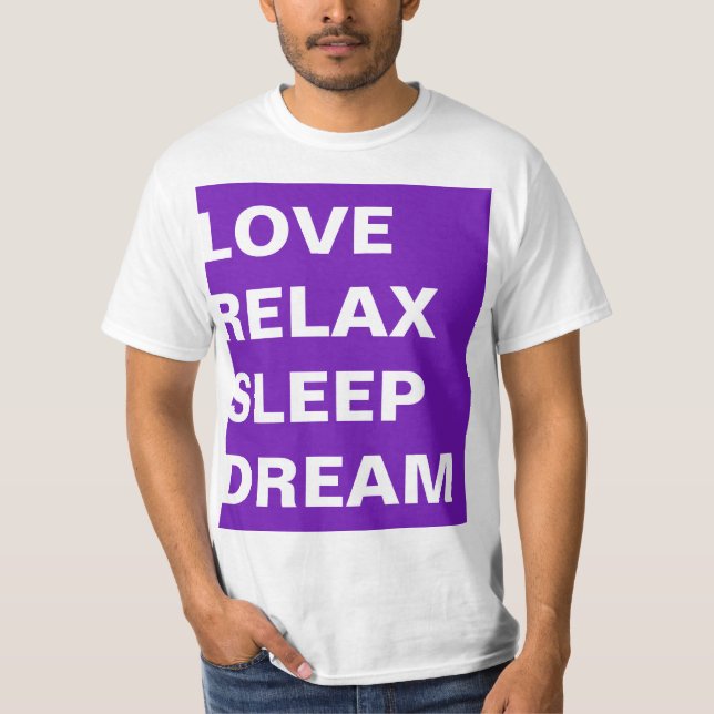 T-shirt Conception simple rectangle violet PHILOSOPHIE DE  (Devant)