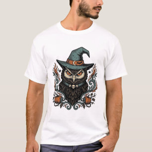 T-shirt Conception vectorielle de chapeau de sorcière de h