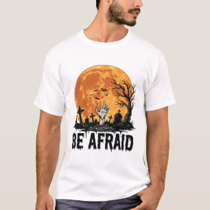 T-shirt Conception Vectorielle de Cimetière Halloween Vint