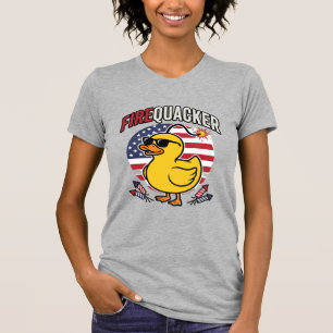 T-shirt Conception vectorielle de feux d'artifice de canar