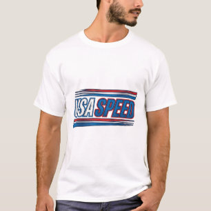 T-shirt Conception vectorielle vintage patriotique de cour