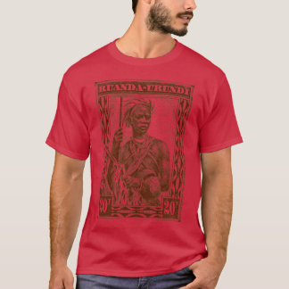 T-shirt Conception vintage du timbre Postage RUrundi