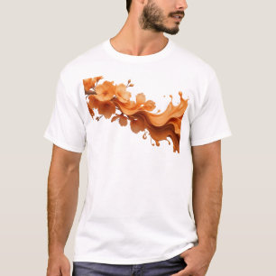 T-shirt Conception visuelle de FLEUR ABSTRAITE accrocheuse