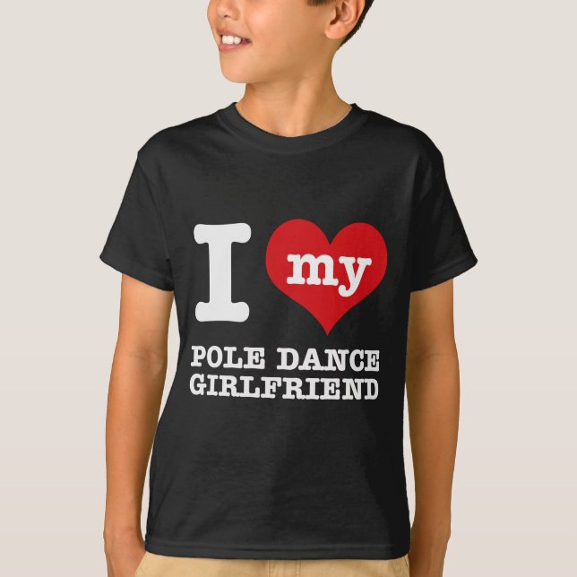 T-shirt conceptions d'amie de danse de poteau (Devant)