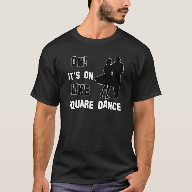 T-shirt conceptions de danse carrée (Devant)