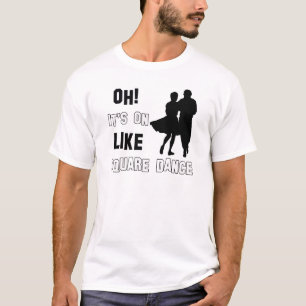 T-shirt conceptions de danse carrée