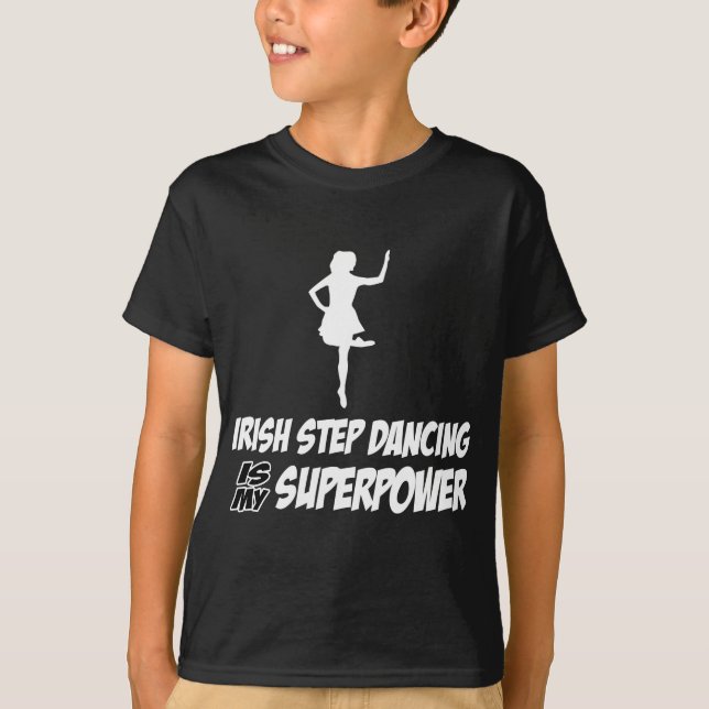 T-shirt Conceptions de la superpuissance de Stepdance (Devant)