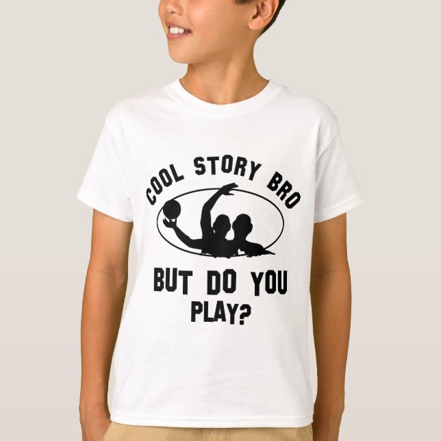 T-shirt conceptions de polo d'eau froide (Devant)