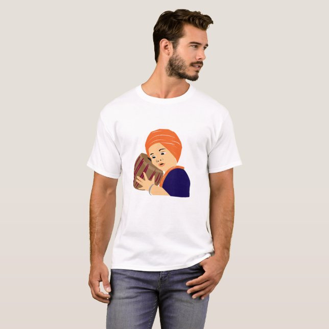 T-shirt conceptions de style de singh (Devant entier)