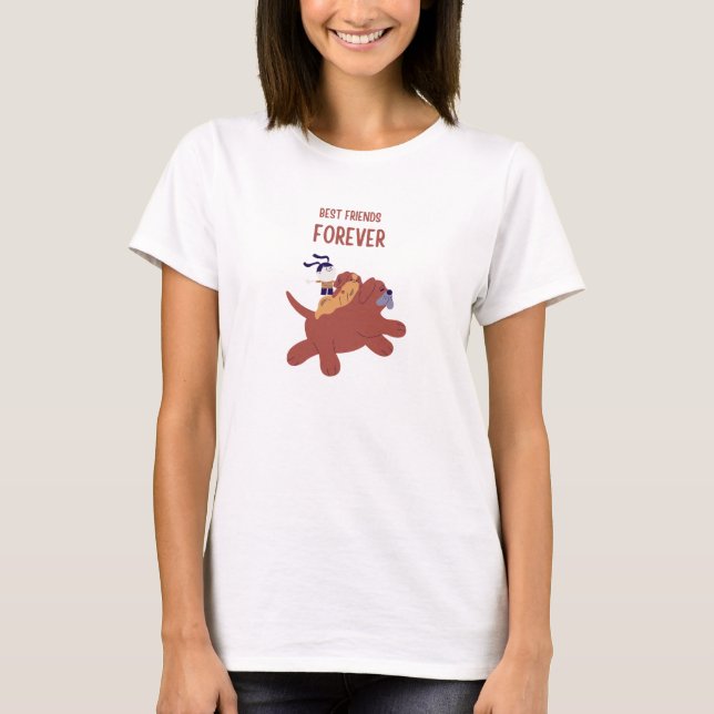 T-shirt Conceptions Parfaites pour les Amoureux de Chien e (Devant)