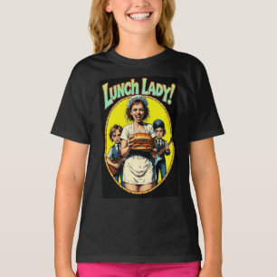 T-shirt Concert de musique pop Dame de cantine pour enfant