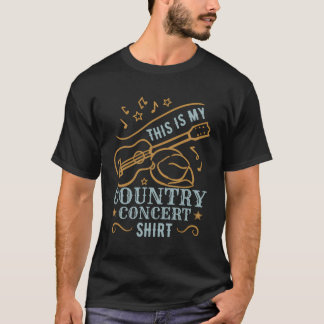 T-shirt Concert de pays vintage