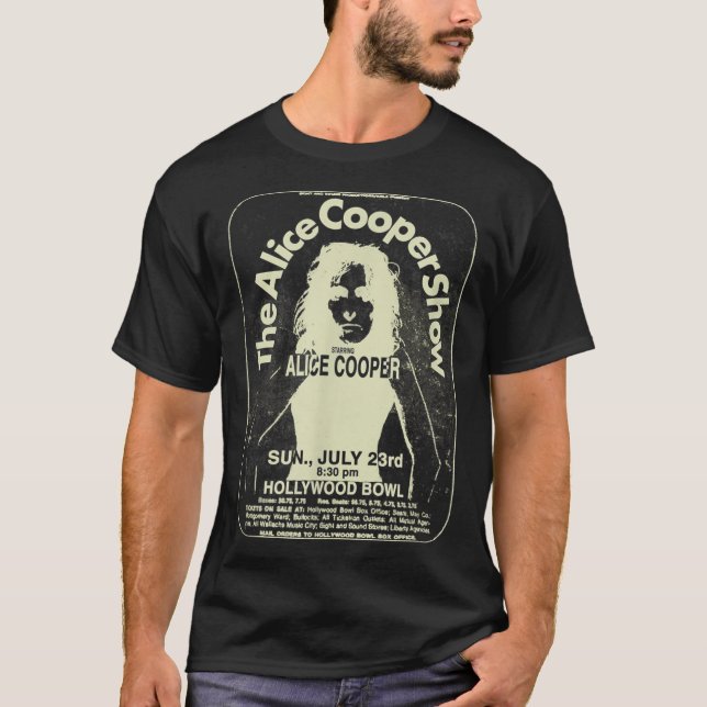 T-shirt Concert Hollywood Bowl (Devant)