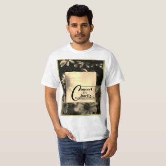 T-shirt Concert pour Charity International White