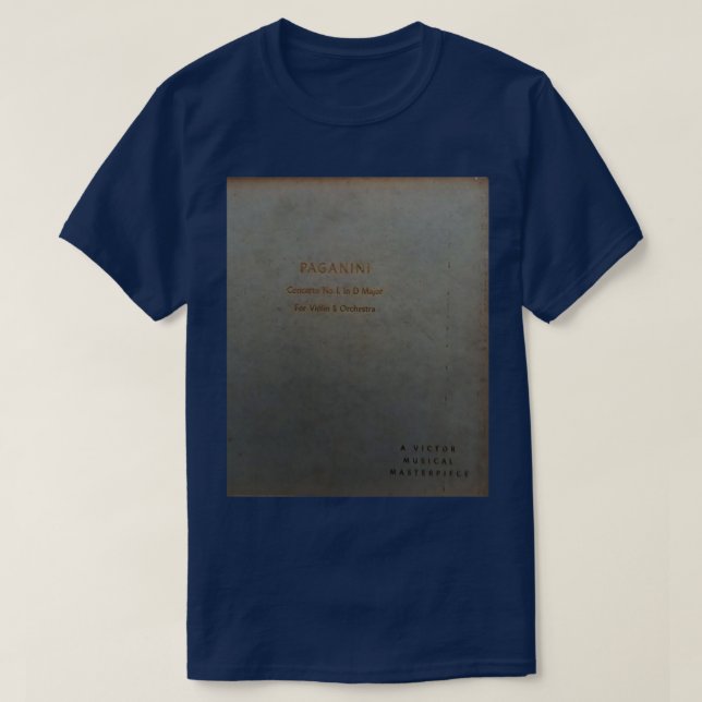 T-shirt Concerto Paganini No (Design devant)