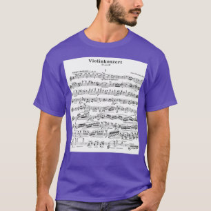 T-shirt Concerto pour violon Sibelius Long