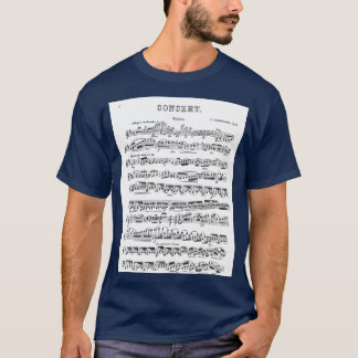 T-shirt Concerto pour violon Tchaïkovski