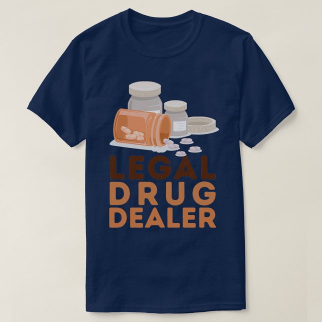 T-shirt Concessionnaire de drogue juridique 29 (Design devant)
