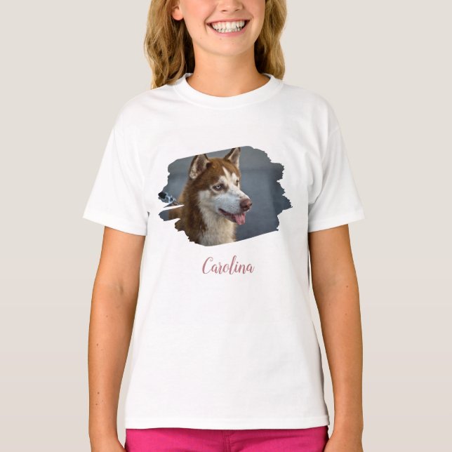 T-shirt Concevez votre propre photo personnalisée Ajouter  (Devant)