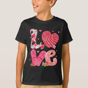T-shirt Concha aime la Saint-Valentin Pan Dulc doux mexica