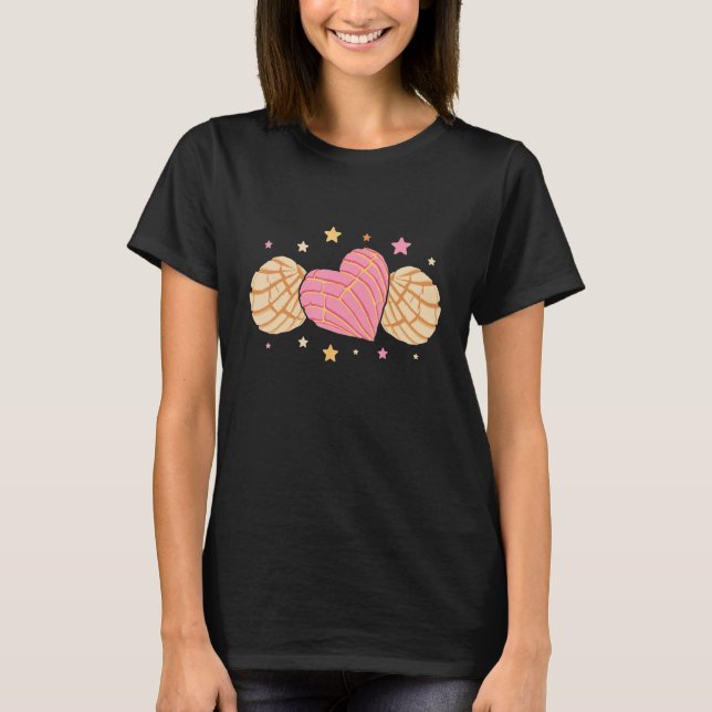 T-shirt Conchas Pan Dulce Latina Mexican Mujer Concha Past (Devant)