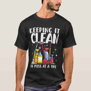 T-shirt Concierge Entretien Homme d'entretien Tenir Propre