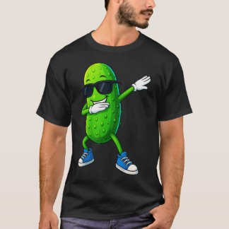 T-shirt Concombre Dansant Dabbing Pickle Amateur de Cornic