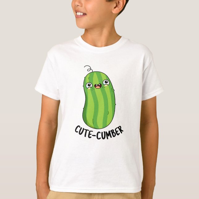 T-shirt Concombre Funny Concomber Pun (Devant)