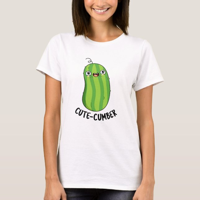 T-shirt Concombre Funny Concomber Pun (Devant)