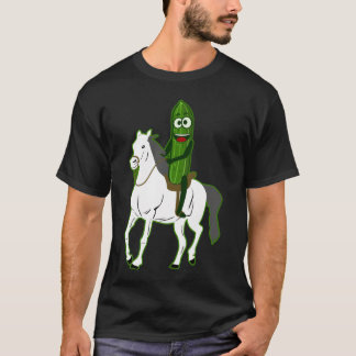 T-shirt Concombre Ride Cheval Chevaux Rider Cucumbers cade