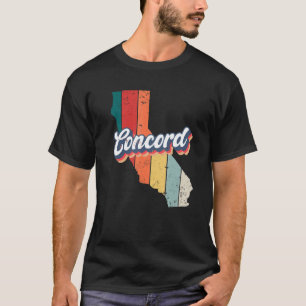 T-shirt Concord City Retro Maison Vintage Californie