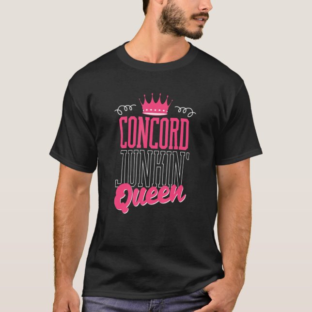 T-shirt Concord Junkin Queen Thrifter Garage Vente Picker (Devant)