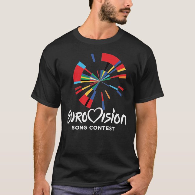 T-shirt Concours Eurovision de la chanson classique    Log (Devant)