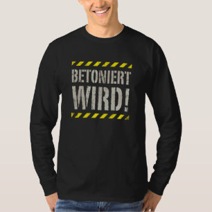 T-shirt Concret pour briqueteurs Pfuscher House Builder H