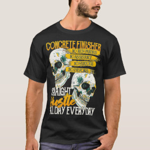 T-shirt Concrete Finisher No Rich Parents Or Handouts