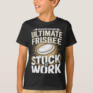 T-shirt Conçu pour jouer au Ultimate Frisbee coincé au tra