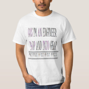 T-shirt Conçu pour les ingénieurs et ceux qui réparent les