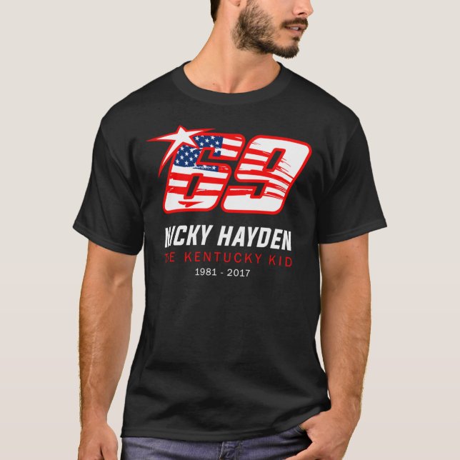 T-shirt Condolence For Nicky Hayden Essential  (Devant)