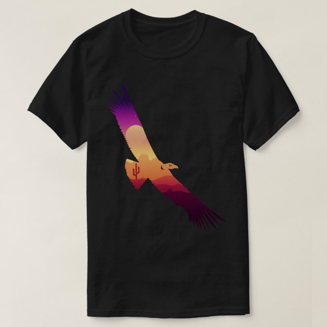 T-shirt condor de Californie 3 (Design devant)