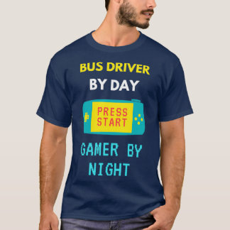 T-shirt CONDUCTEUR BUS Par joueur de jour